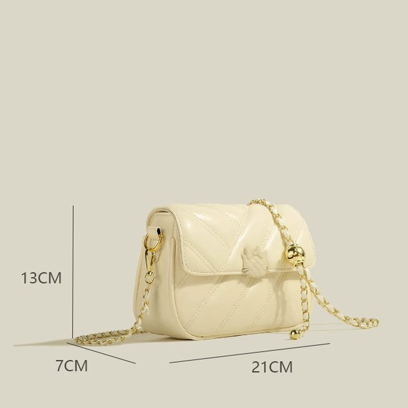 Tas tahu kubus tas messenger rantai wanita persegi kecil