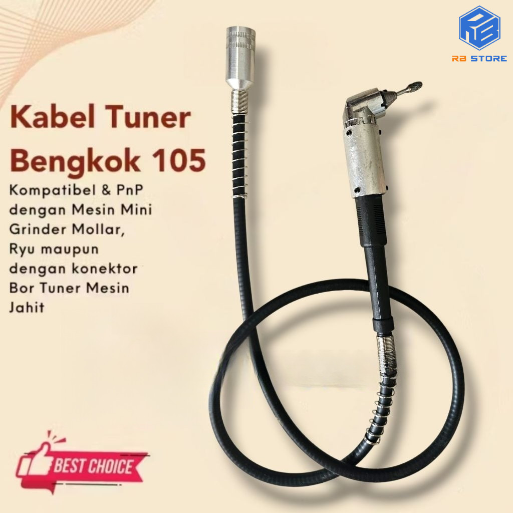 kabel fleksibel tuner bengkok 105 derajat pnp mini grinder mollar bor tuner mesin jahit porting