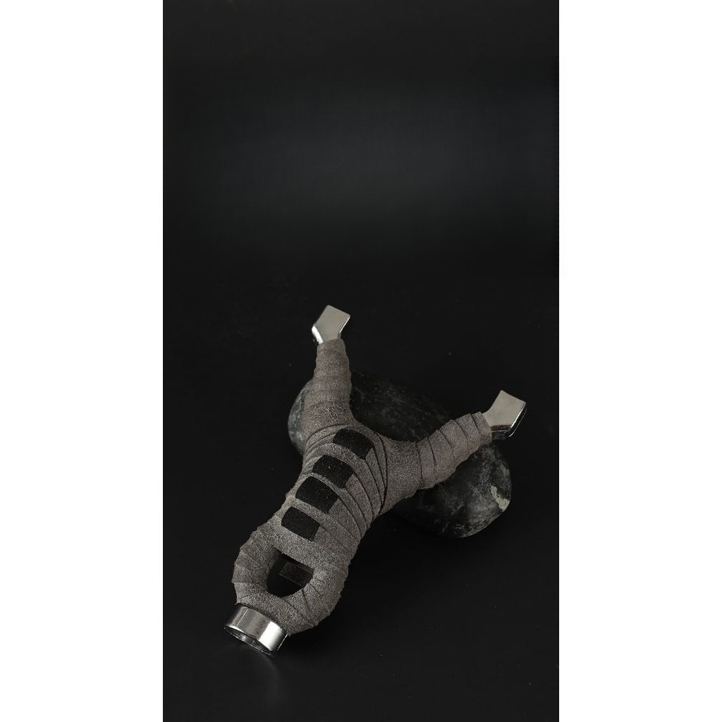 Frame Ketapel alumunium metal crom  ada untuk nempelin gotri