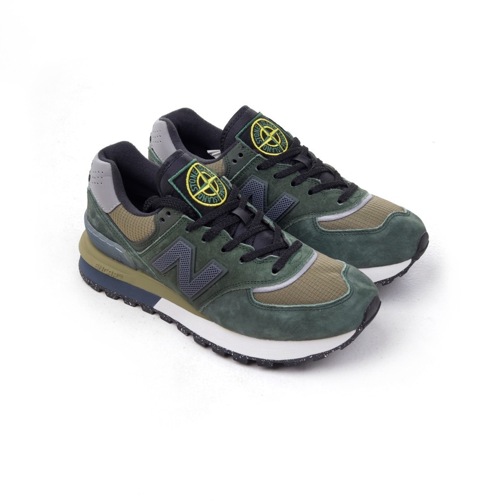 Stone Island X New Balance 574 Legacy Dark Green - NB 574