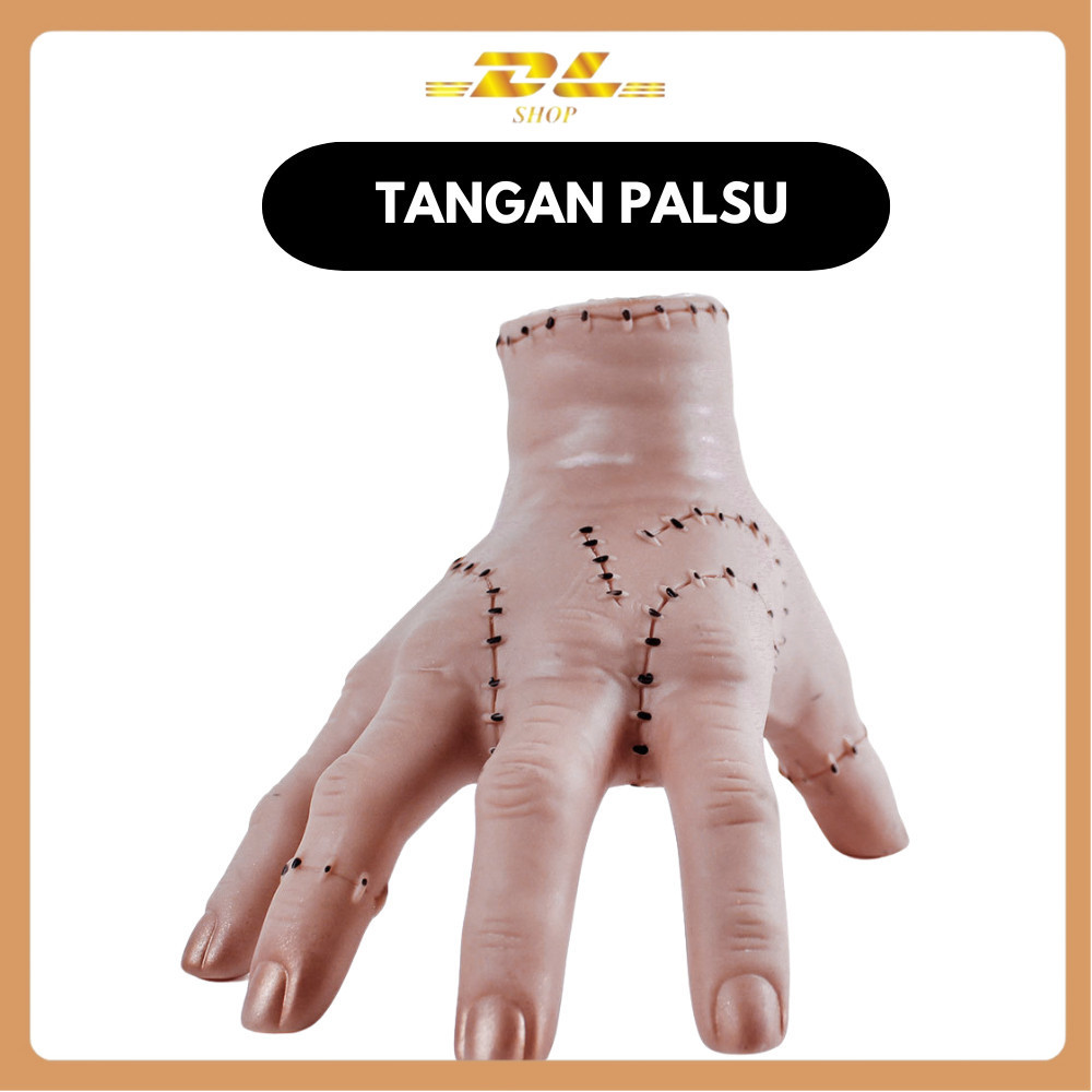 DL OFFICIAL (ACC01)  Tangan Palsu Sarung Tangan Sticker Tato Halloween Cosplay Bahan Silikon