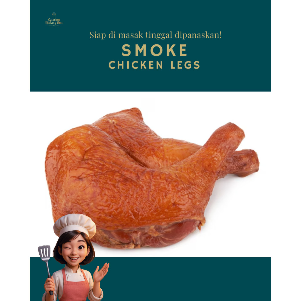 Ayam Asap smoked chicken leg (1kg) / paha ayam asap / smoked chicken (Bisa Vacum Luar Kota)