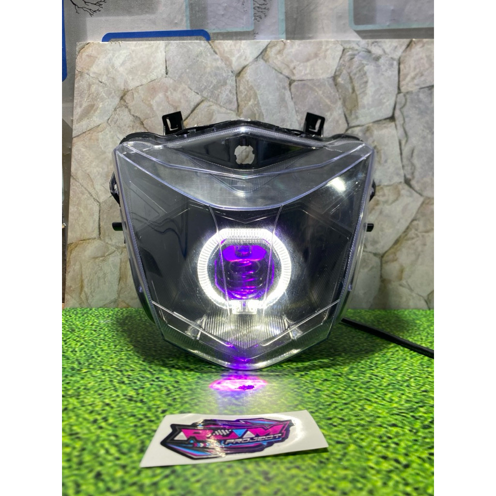 Lampu depan beat esp 2016 2017 2018 2019 fullset biled matrix x1