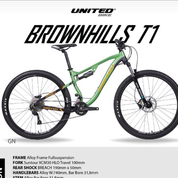 PROMO SPESIAL Sepeda 27.5 dan 29 United Brownhills T1 2x9 Speed