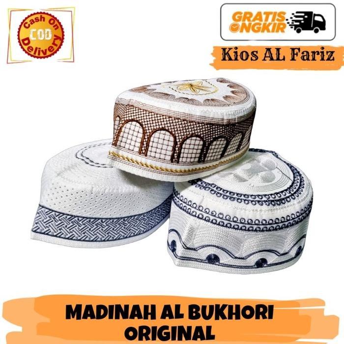 Peci Madinah Bukhari Anak dan dewasa , Peci Habib , Songkok , Peci