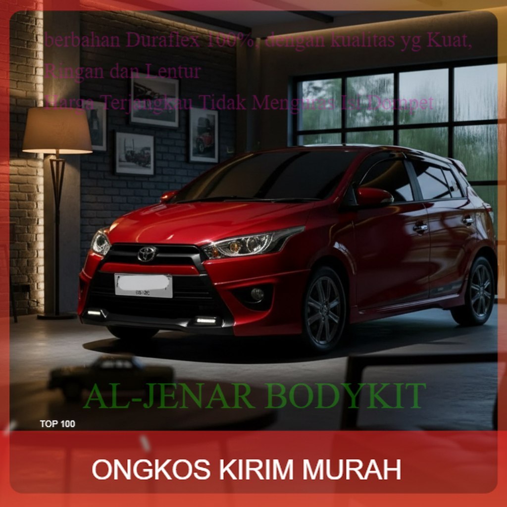 BODYKIT ALL NEW YARIS TRD 2014-2017 BEMPER / BUMPER YARIS