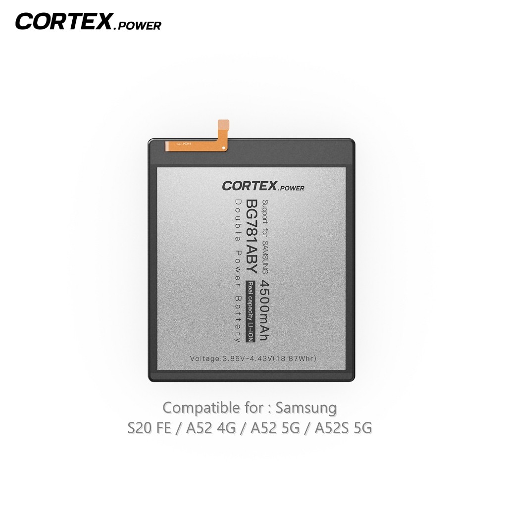 CORTEX POWER - Baterai EB-BG781ABY Compatible for SAMSUNG S20 FE / A52 4G / A52 5G / A52S 5G Origina