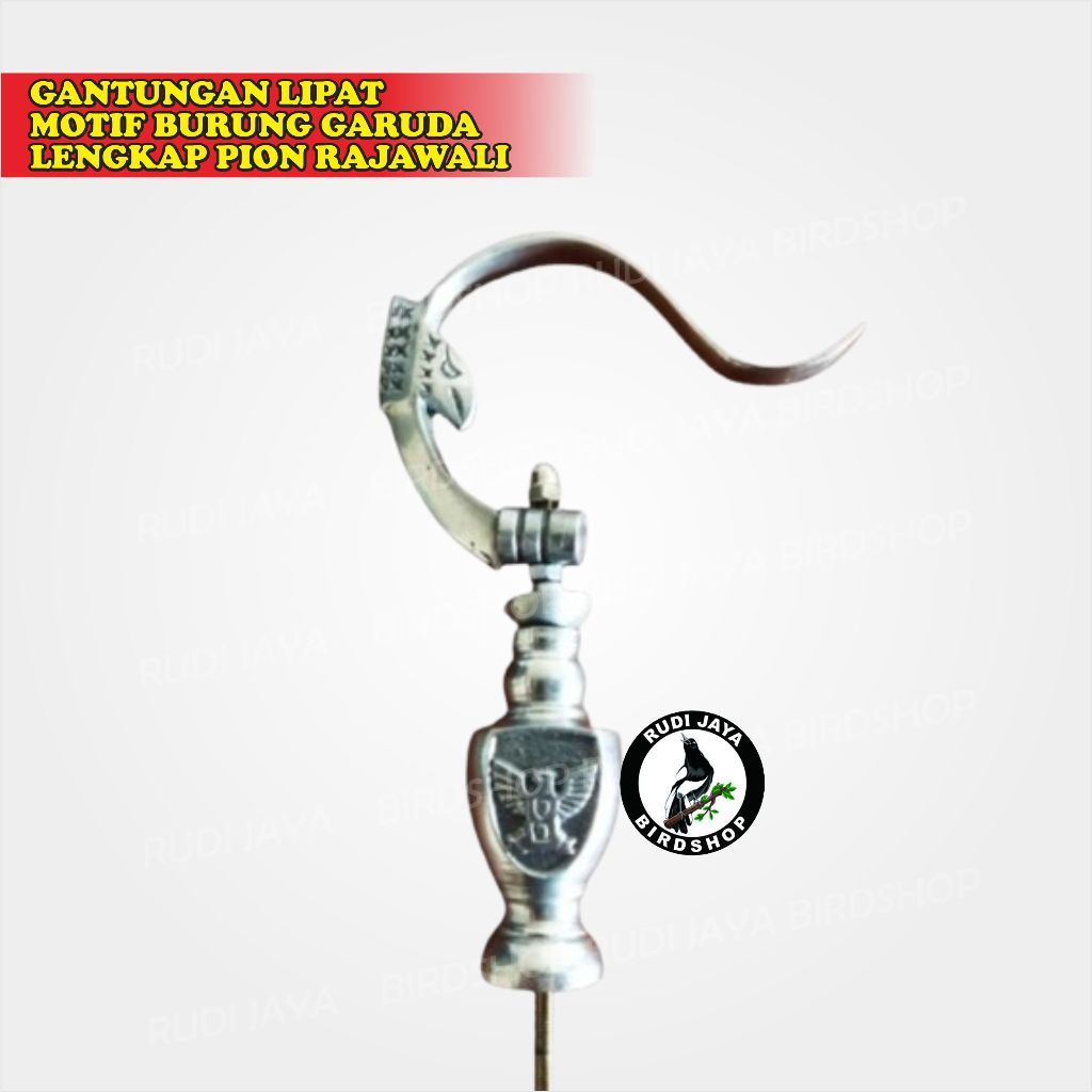 SEDIA GANTUNGAN LIPAT MOTIF BURUNG GARUDA LENGKAP PION RAJAWALI SANGKAR BURUNG MURAI KOTAK PLECI