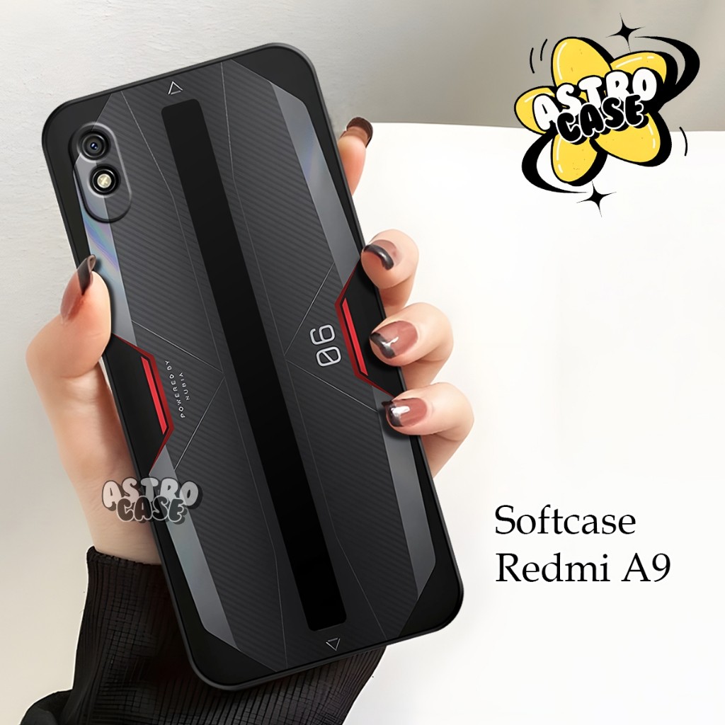 Astrocase- Case Redmi 9A New Full Cover Motif Gemers - Cassing Redmi 9a Full karet Case Keren Redmi 