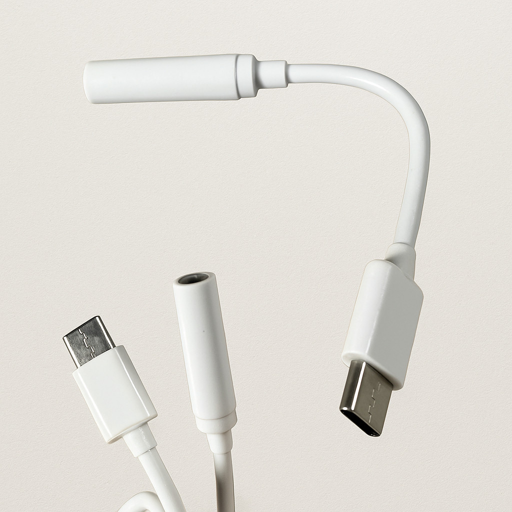 USB Type C 3.1 to 3.5mm Audio Jack Converter 10.5cm - Adapter Earphone HP Tanpa Jack | Kabel Dongle 