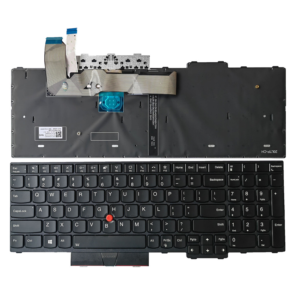 Laptop Replacement US Layout Keyboard For Lenovo Thinkpad L15 T15p Gen 1 P15v Gen 1 T15p Gen 2 P15v 