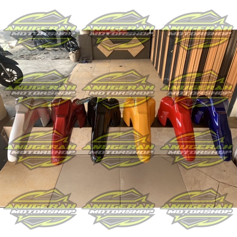 Spakbor depan 125Z / Slebor depan 125Z fullset kupingan-spakbor depan 125Z set kupingan shock 125Z-S