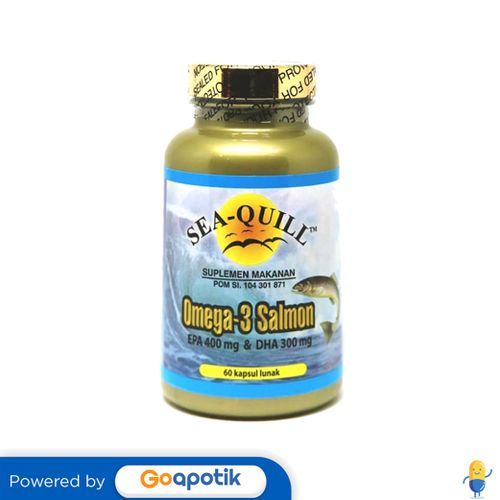 Sea Quill Omega 3 Salmon 60 Pcs