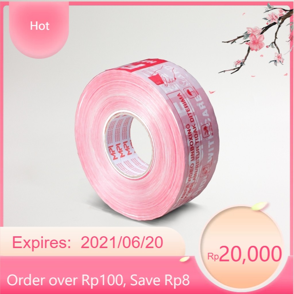 [FRAGILE 300Y] LAKBAN FRAGILE UNBOXING 48mm x 300yard LAKBAN FRAGILE JANGAN DIBANTING FRAGILE 300 YA