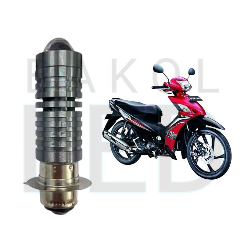 1pcs Lampu depan LED H6 Laser motor Suzuki smash FI BL