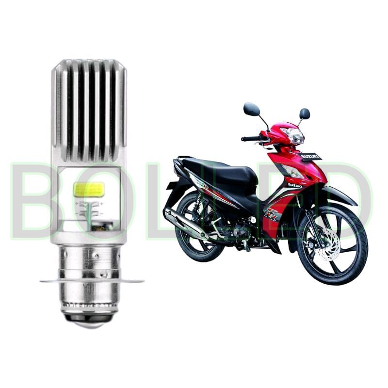 1pcs Lampu depan LED H6 COB motor Suzuki smash FI BLD
