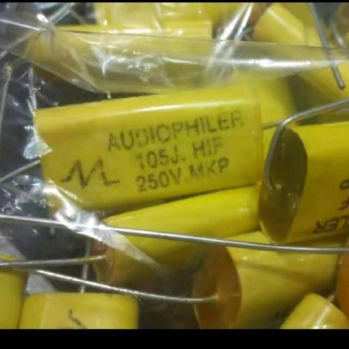 Capacitor MKP 1uF/250v 1uf 1 uf  Audio Philer BERKUWALITAS...