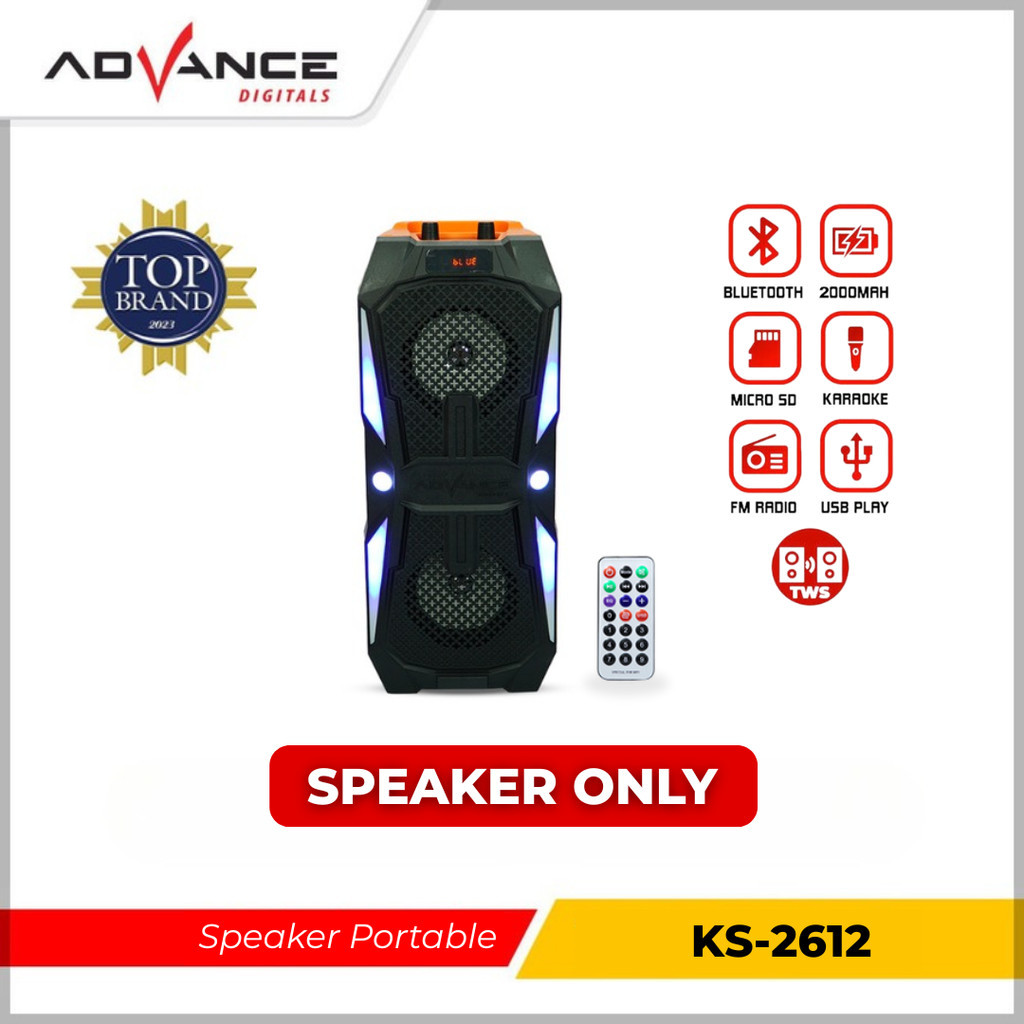 Advance Speaker Bluetooth Karaoke  2612