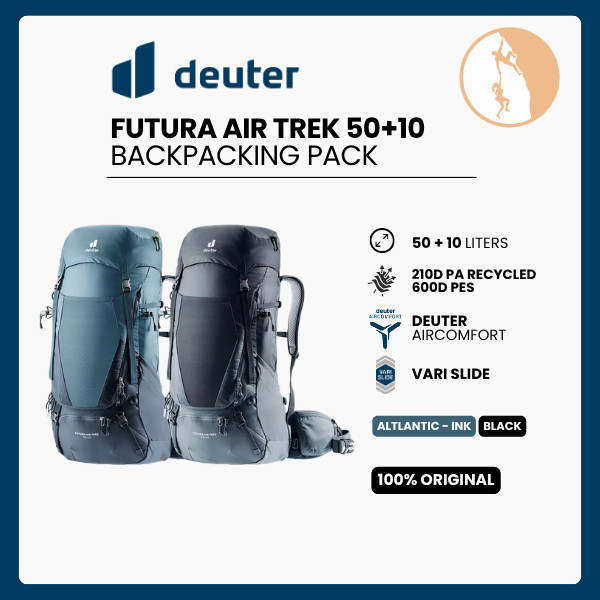 Deuter Futura Air Trek 50+10 - Backpacking Pack