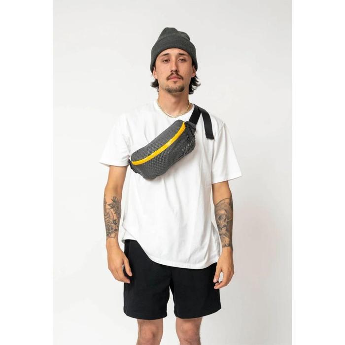 Boundary Supply Rennen Ripstop Sling Tas Selempang Pria Wanita Outdoor - White Ripstop