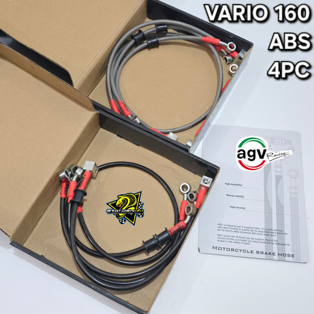 AGV RACING SELANG REM VARIO 160 ABS / SELANG REM RACING VARIO 160 ABS