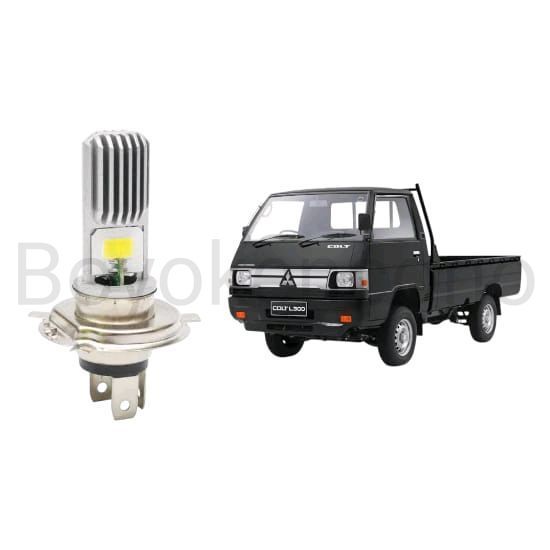 2pcs Lampu Utama LED H4 COB Mobil Mitsubishi L300 Byk
