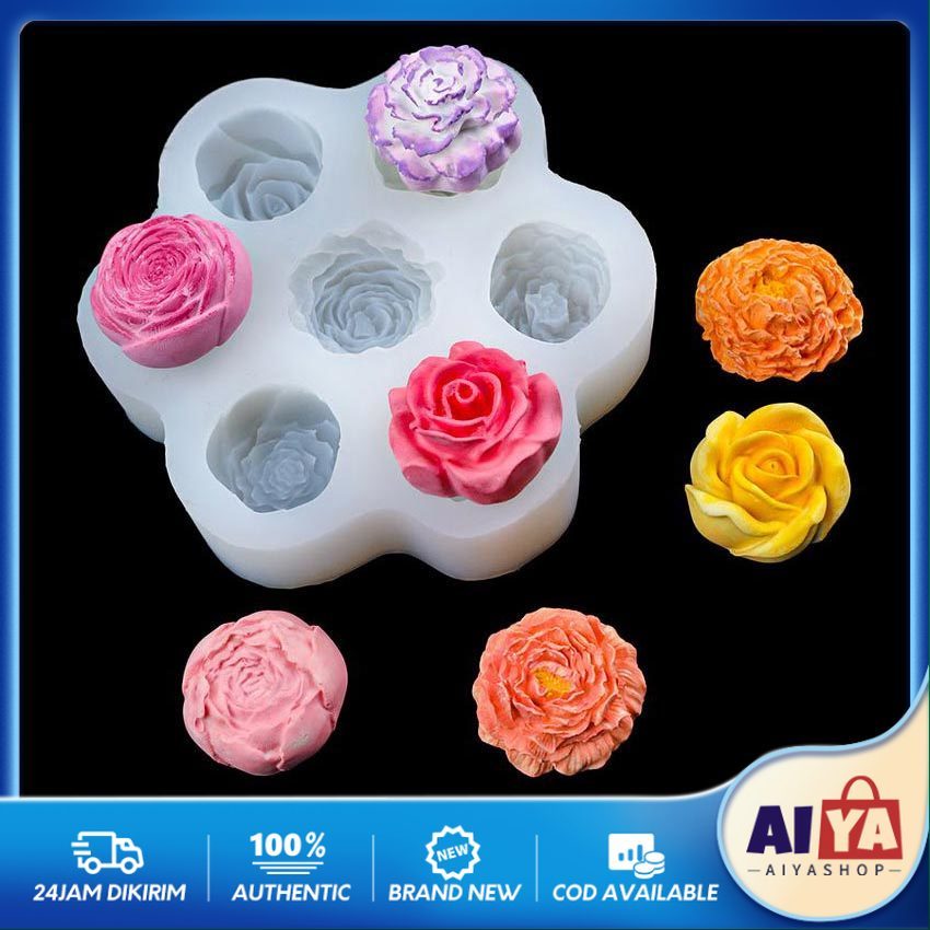 7 Iin 1 Cetakan Pudding Bunga Viral Puding Jelly Kue Food Grade  Estetik Flower Cetakan Silikon (Bun