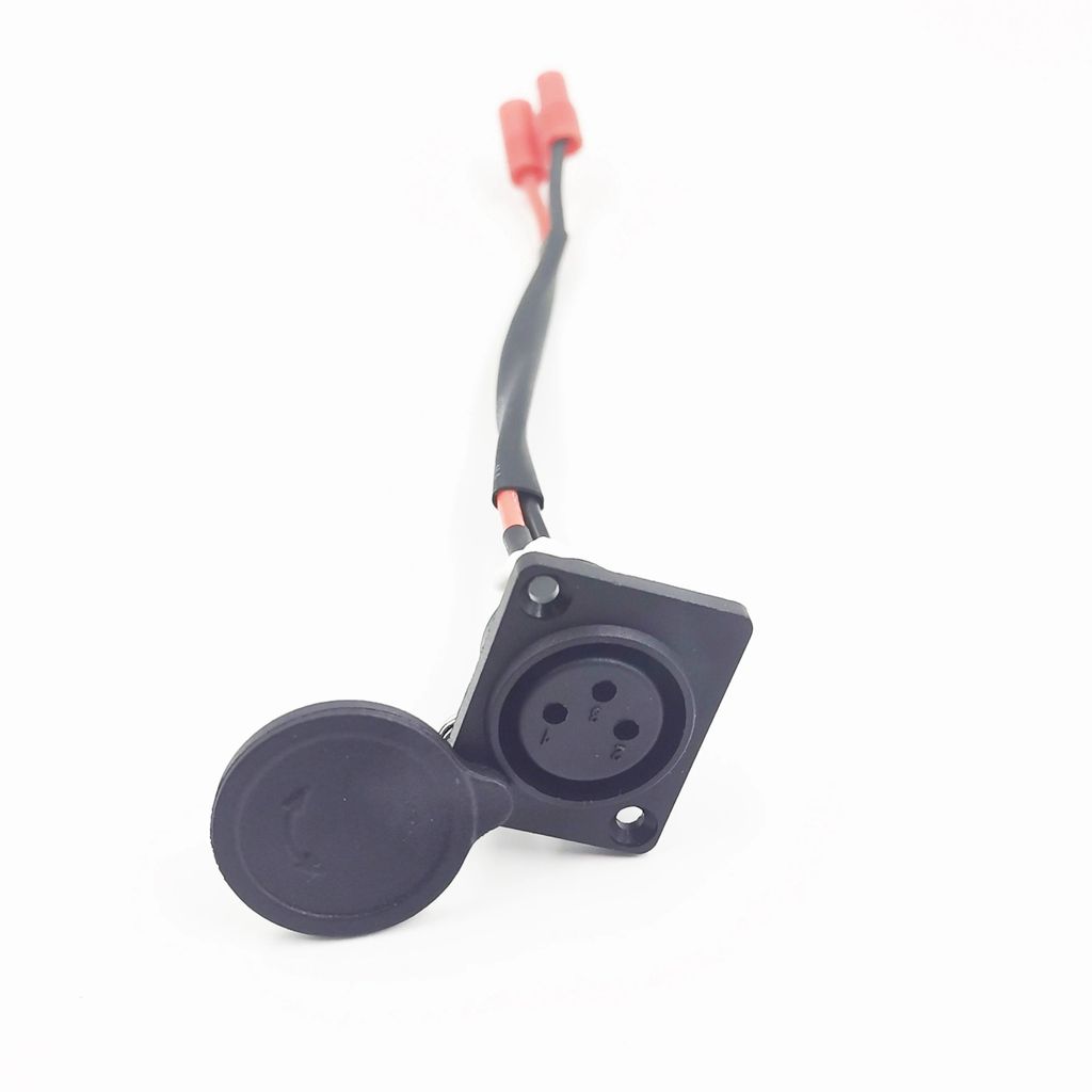 Original XLR Cannon 3Pin Charging Socket for INOKIM OXO OX Electric Scooter Charge Plug Power Input 