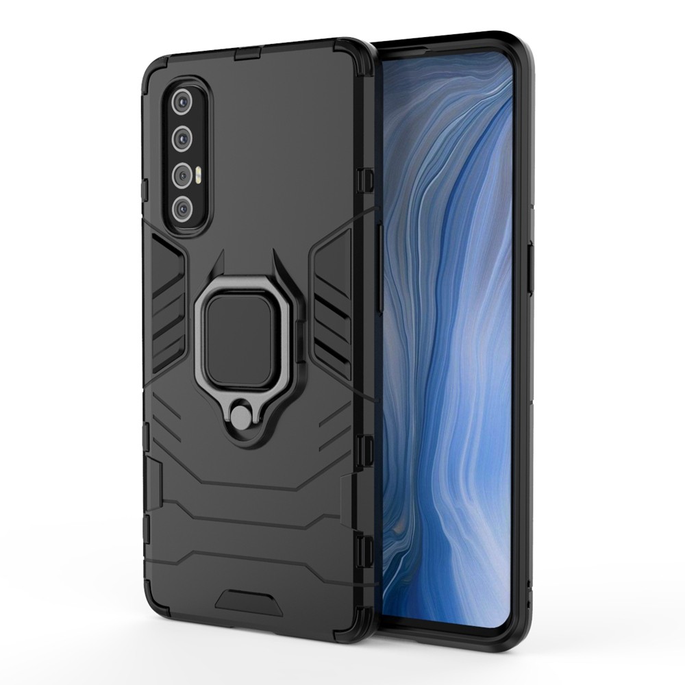CASE OPPO RENO 3 OPPO F15 / RENO 3 PRO IRING CASE ROTARY STANDING ANTI SHOCKPROOF CASING FINGER RING
