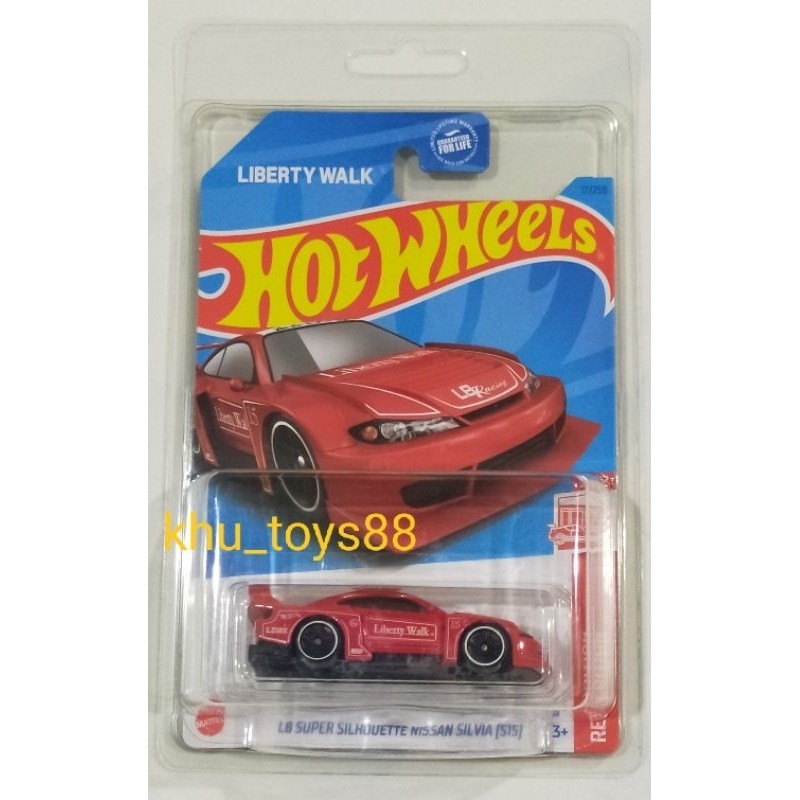 Discount Hot Wheels Nissan Silvia Lbwk S15 Red Edition Hot Wheels Red Edition Nissan Silvia