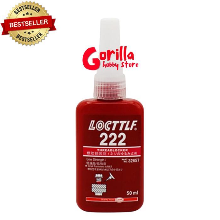 50ml thread locker glue LOCTTLF 222 242 271 272 lem baut sekerup pertukangan mesin rc car crawler - 