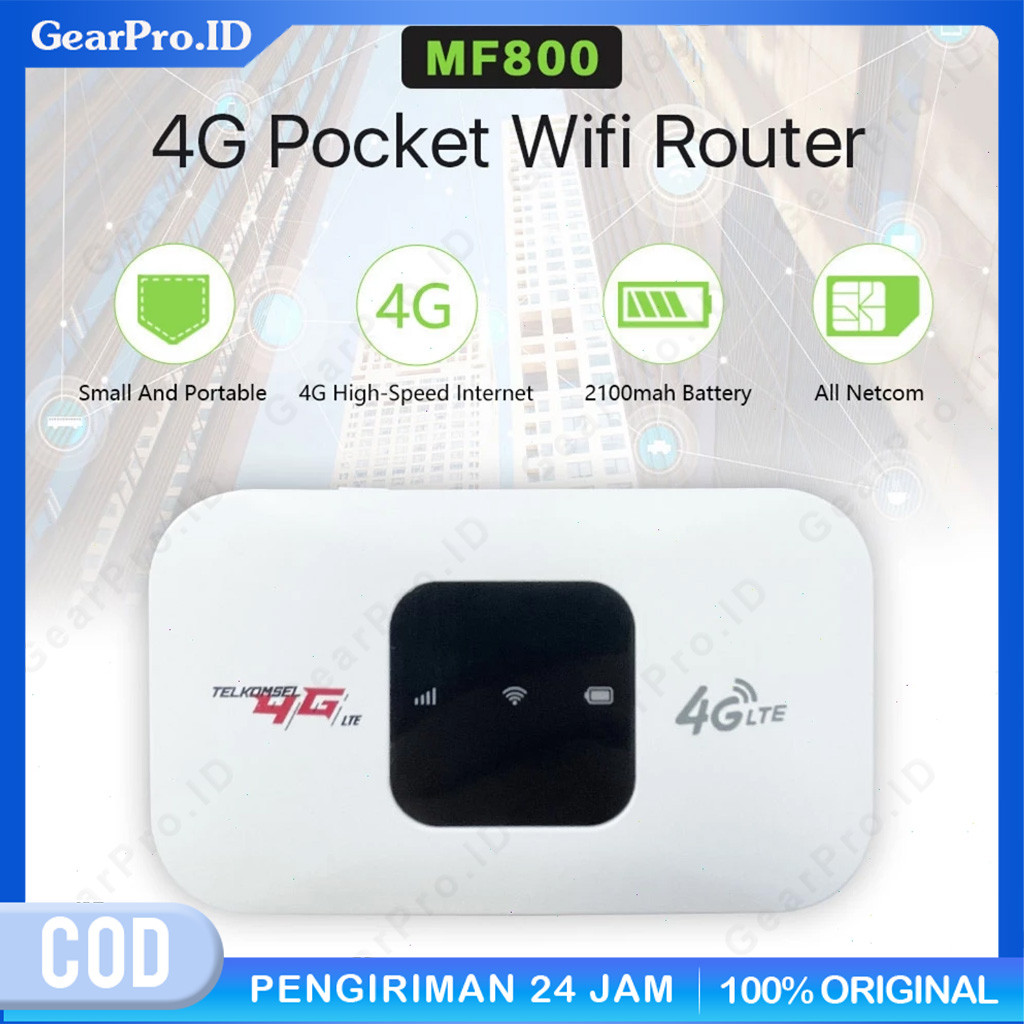 MF800 MODEM WIFI PORTABLE TELKOMSEL 4G/5G LTE 150MBPS UNLOCK ALL OPERATOR MIFI MIFI Modem WiFi 4G Un