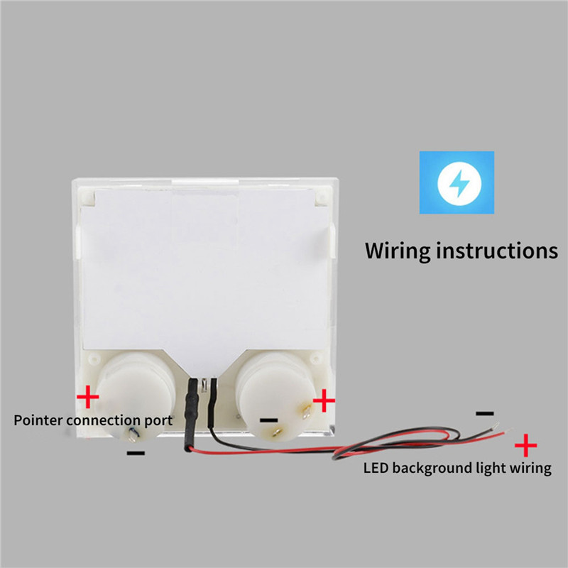 ABGQ 2X Power Meter Transmitter VU Meter Head Rao Station With Backlight PMMA Cover SWR Black Forwar