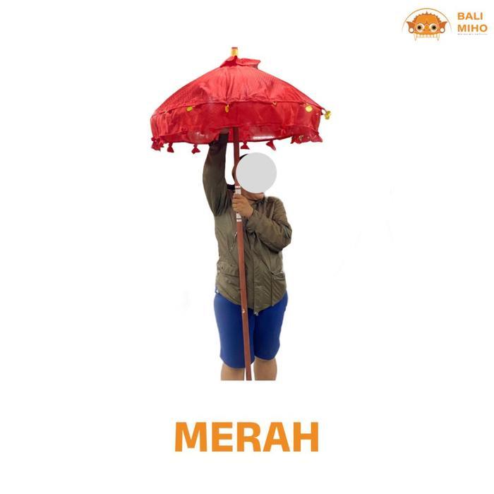 Tedung Bali Ukuran 2.5 Meter Payung Bali Payung Tedung Perlengkapan Keagamaan Bali Dekorasi Pura Bal