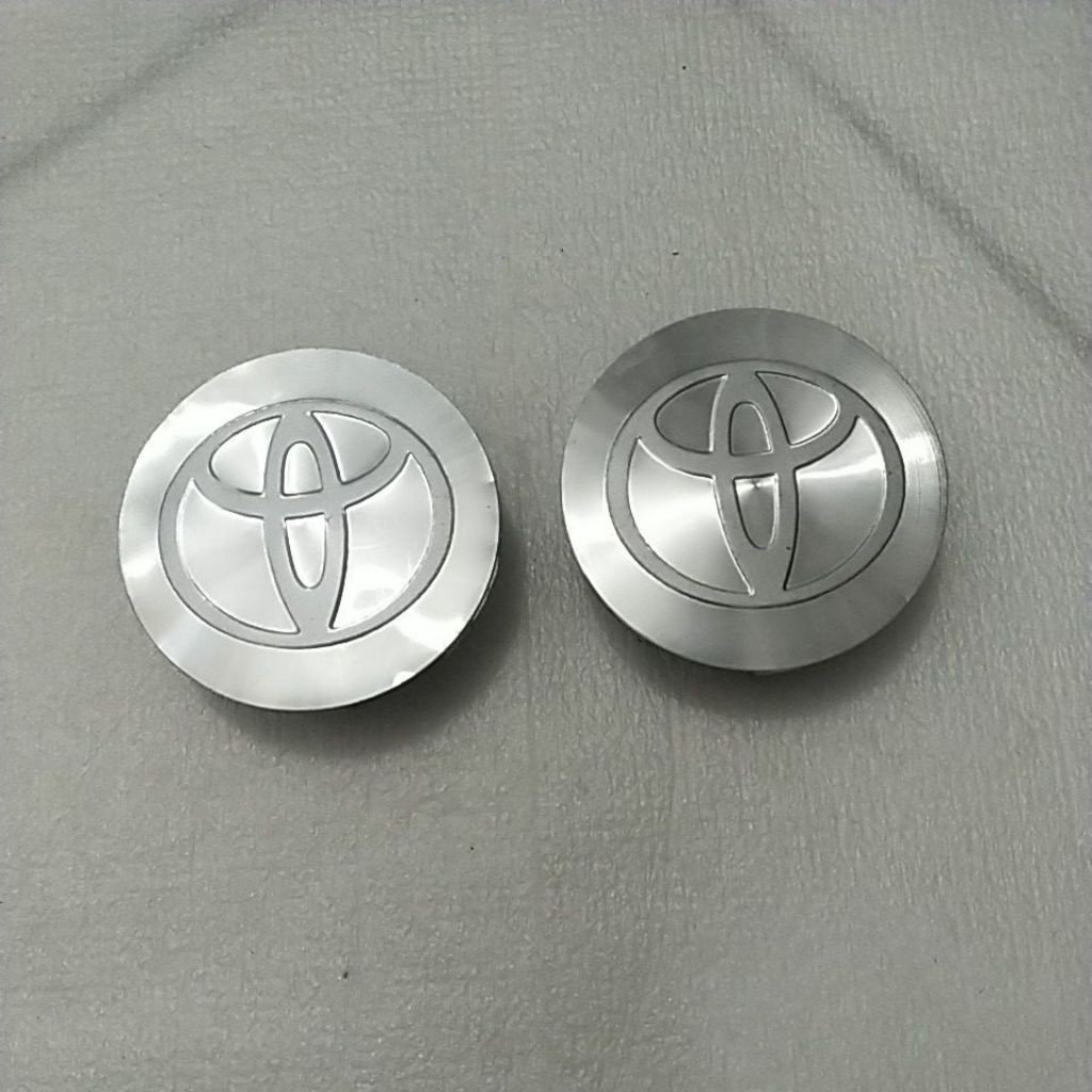 dop roda tutup velg mobil kijang kapsul lgx 2002- 2005 alumunium chrome diameter 6,5 cm