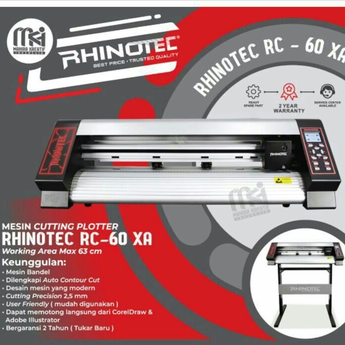 mesin cutting stiker/polyflex rhinotech rc 60xa