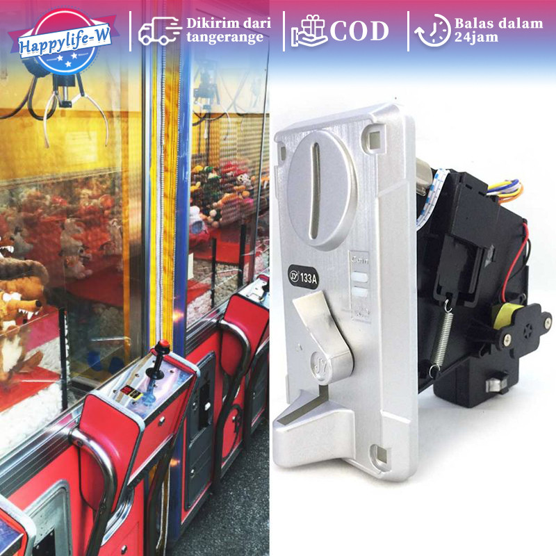 133A Coin Slot Koin Acceptor Untuk Coin Game Mesin Capit Boneka Dll