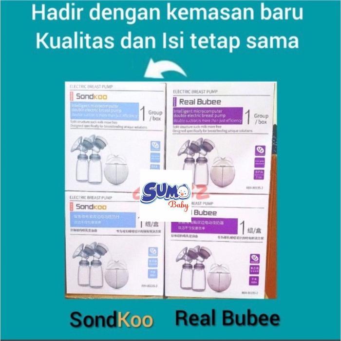 Pompa asi bayi elektrik real bubee double pump/pumping asi bayi ganda