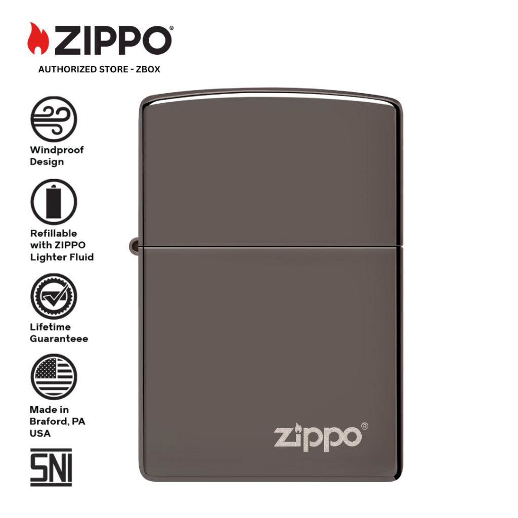 ZIPPO Original 150ZL Black Ice - Korek Api Windproof USA