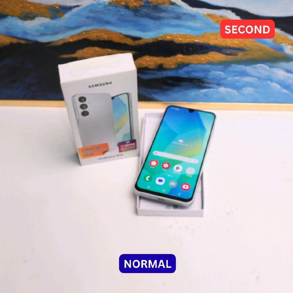 SAMSUNG A16 8/128 GB (4G) HP SECOND ORIGINAL SINAR MUTIARA CELL
