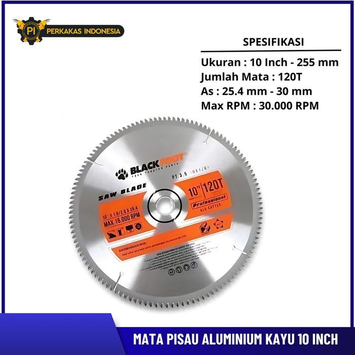 Mata Pisau Aluminium Kayu Circular Saw Blade GT JAPAN 120 T 10 Inch