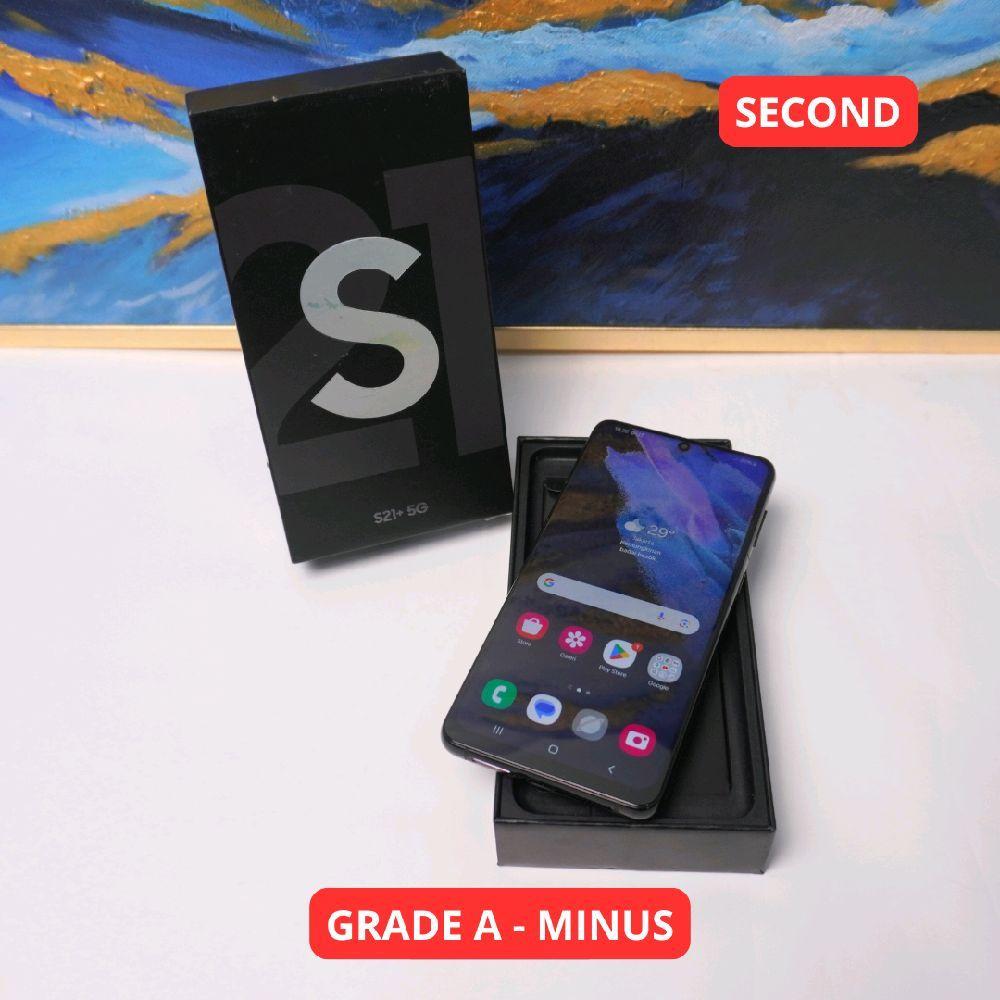 SAMSUNG S21+ 8/256 GB (5G) GRADE A - MINUS HP SECOND ORIGINAL SINAR MUTIARA CELL