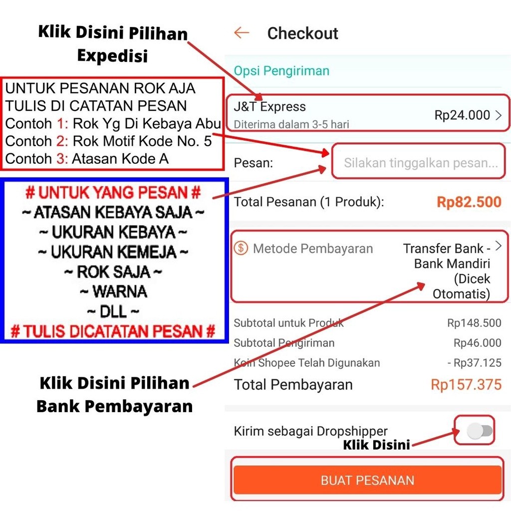 AF Setelan Kebaya Brukat Aurora Set Kebaya Modern Latifah Navy dan Rok Plisket Batik Lainnya