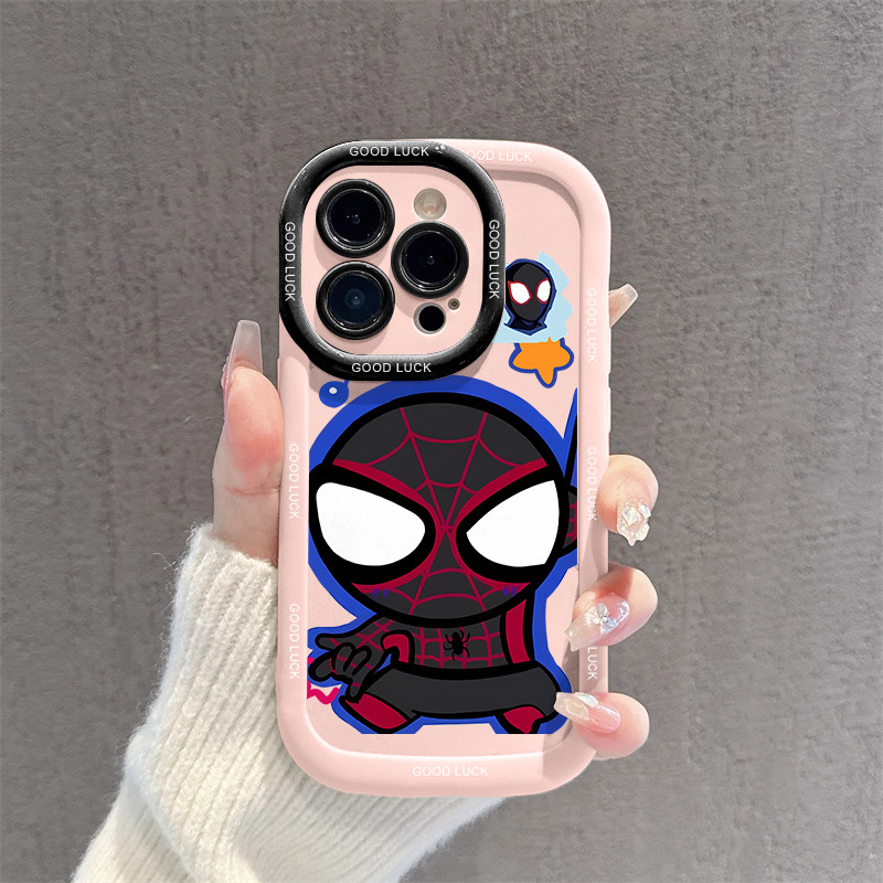 PFK852 Spider man untuk case oppo A55 A57 A57E A57S A58 A60 A74 A77 A77S A78 A79 A93 A94 A95 RENO4F 