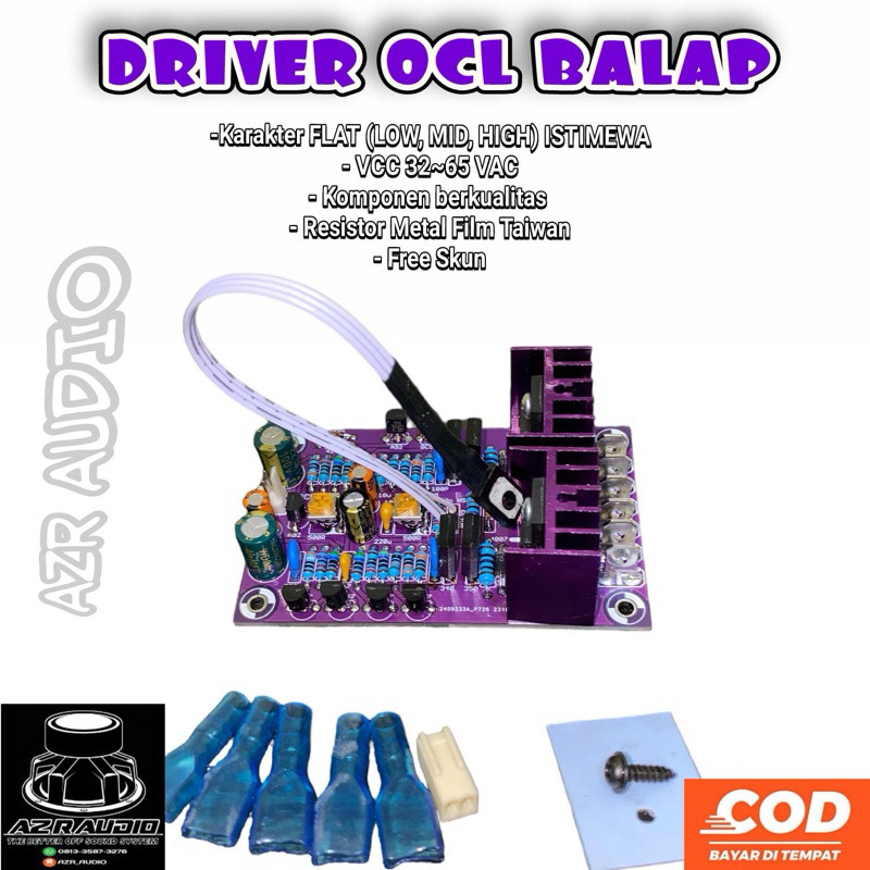 [ANJIOY] Kit Driver Power Amplifier OCL Balap Suara Jernih