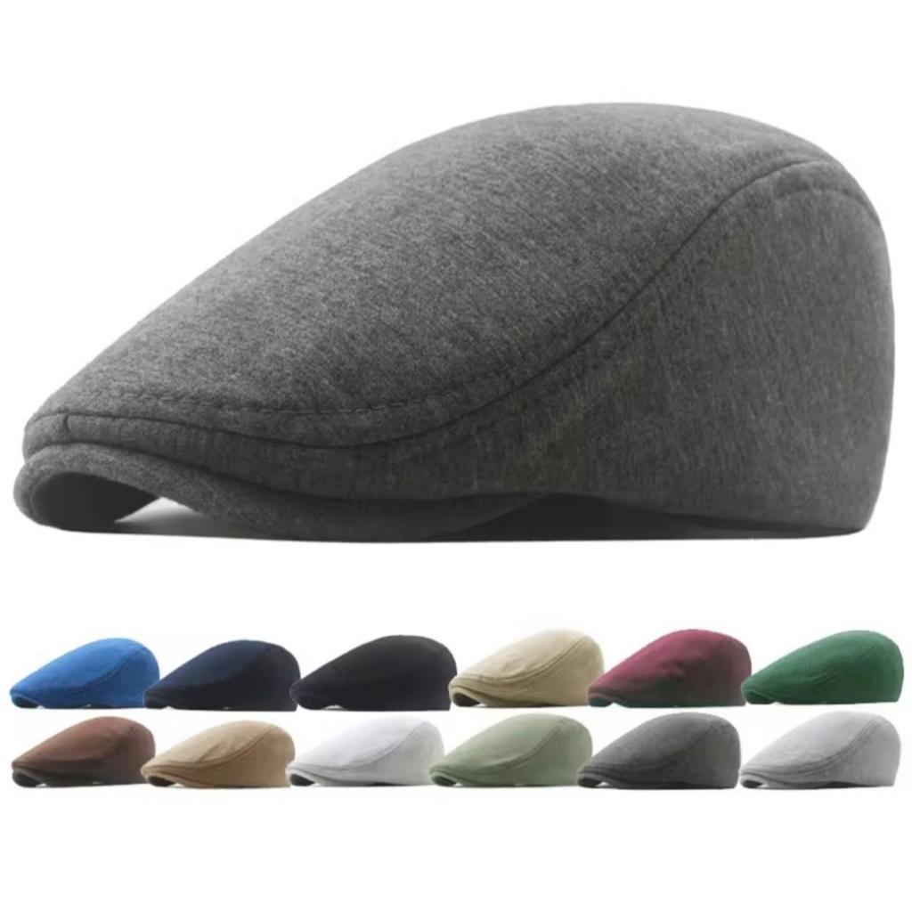 Flat Cap Hat Topi Kodok Newsboy Bahan Wool Patino Sidin Pria Dewasa Pet Pelukis Sutradara Topi Copet