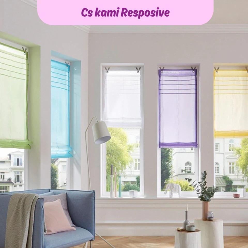 MM Roman Blinds, Elegant Blackout Roman Blinds, Eyelet Lift Blinds, Suitable For Kitchen Blackout Ro