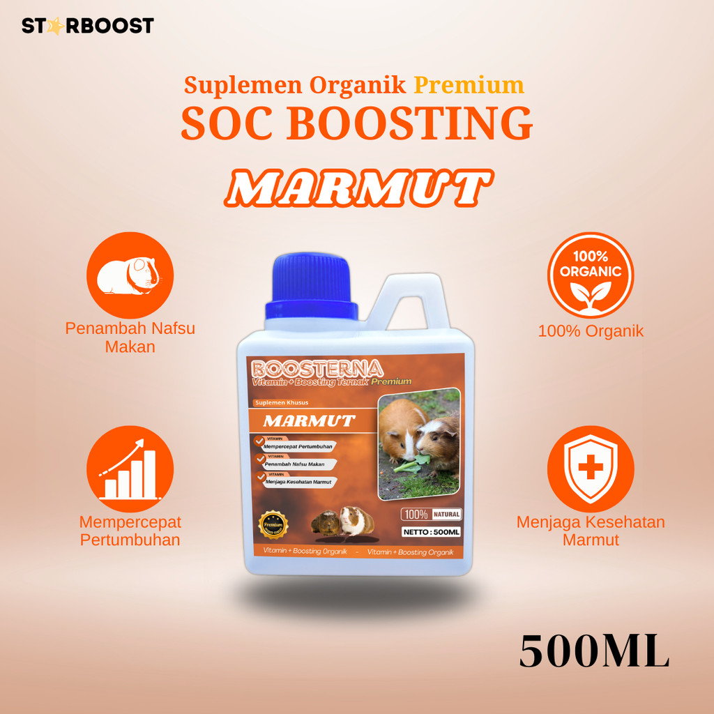 [COD] SOC BOOSTING ternak MARMUT Vitamin Probiotik Vitamin Suplemen Marmut Hias Anggora Fuzzy Lop Ho