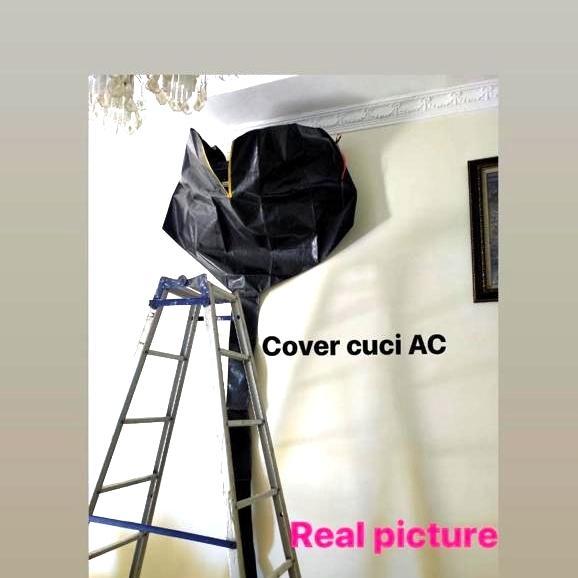 [Toko Murah Seribu] terpal cuci ac - cover ac - Hijau