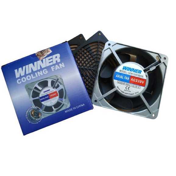 FAN AC / COOLING FAN / Kipas Besi Besar 12X12cm AC 220V Terbaik